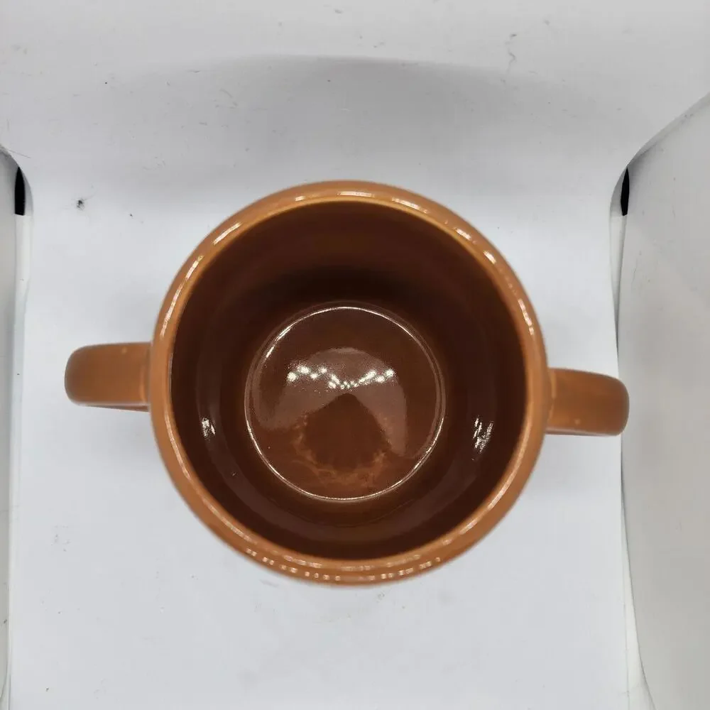 Sock Monkey Two Handled Brown Coffee Mug by Galerie‎